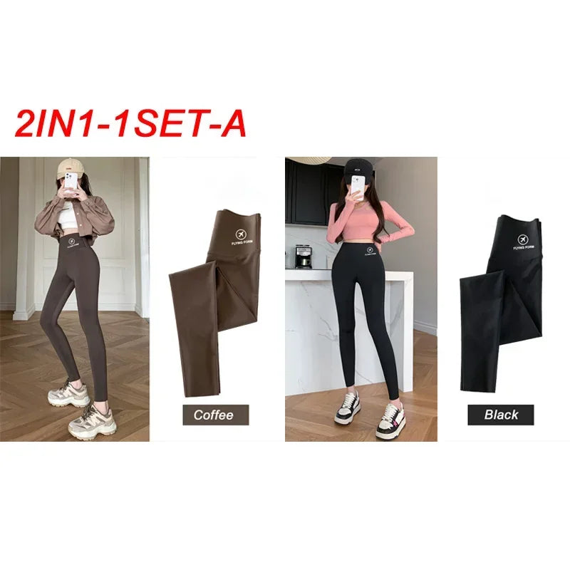 Legging Taille Haute Effet Ventre Plat – Yoga & Pilates