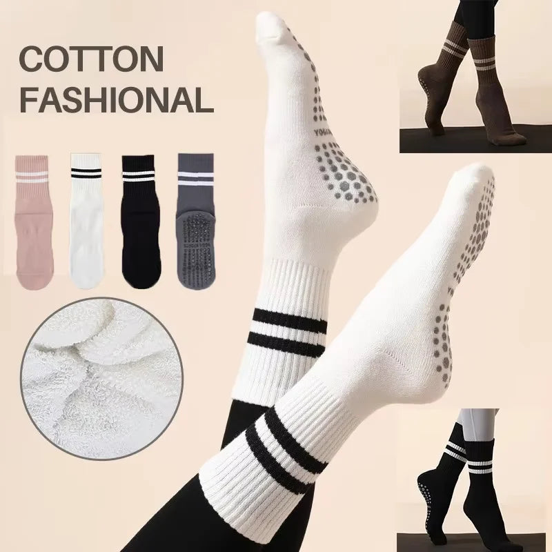 Chaussettes Antidérapantes – Yoga & Pilates