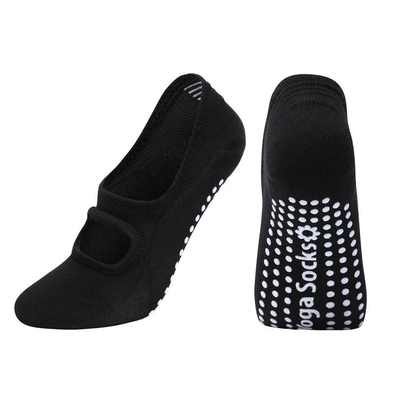 Chaussettes Pilates Ouvertes Antidérapantes – vue produit 6