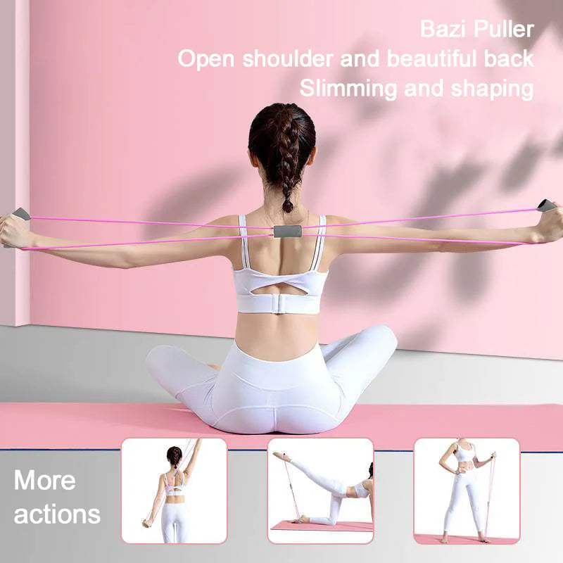 Kit Fitness Complet – Corde à Sauter, Anneau Yoga & Extenseurs