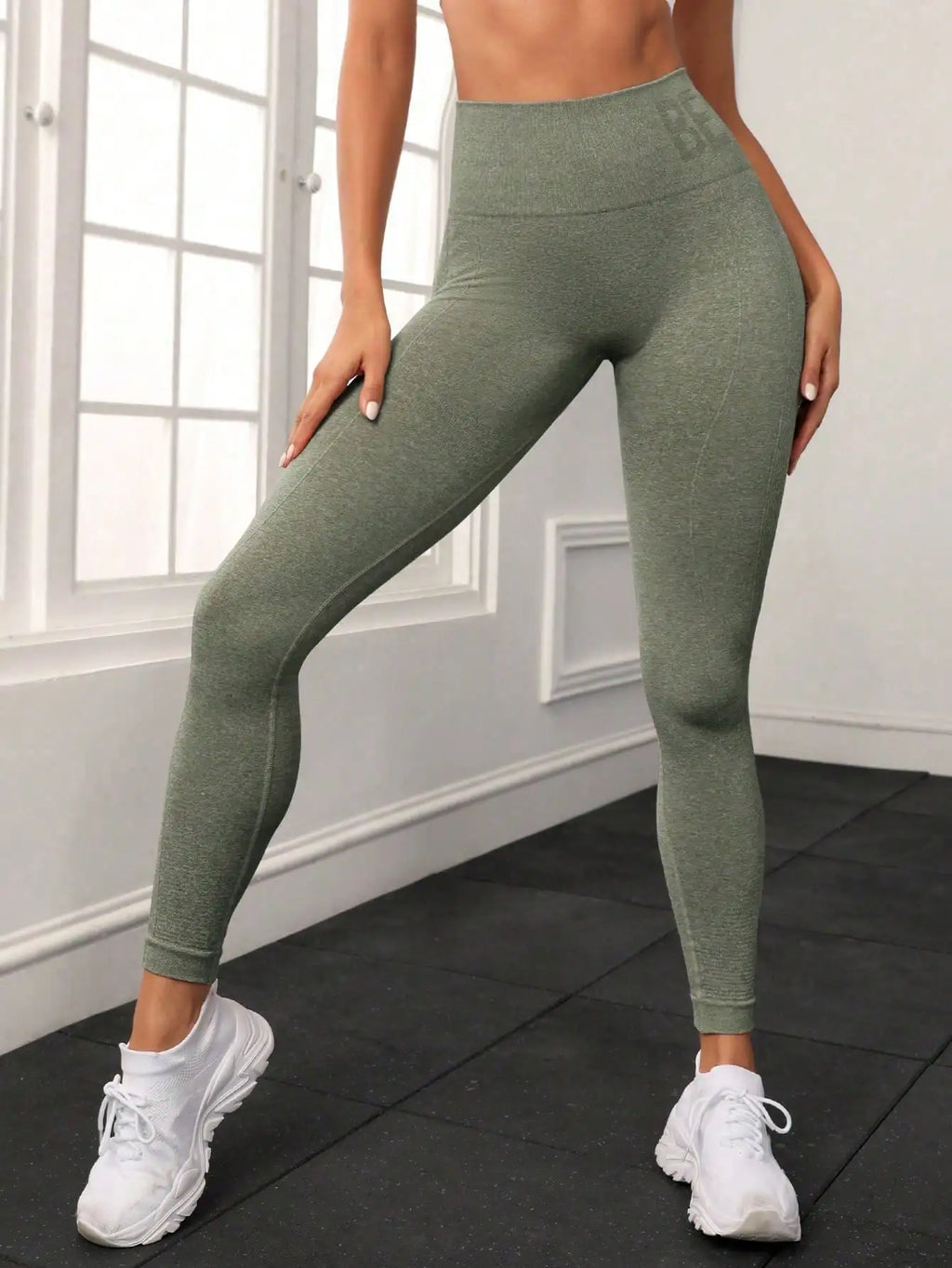 Legging Sculptant Sans Couture Effet Peau de Pêche – Taille Haute — photo 3