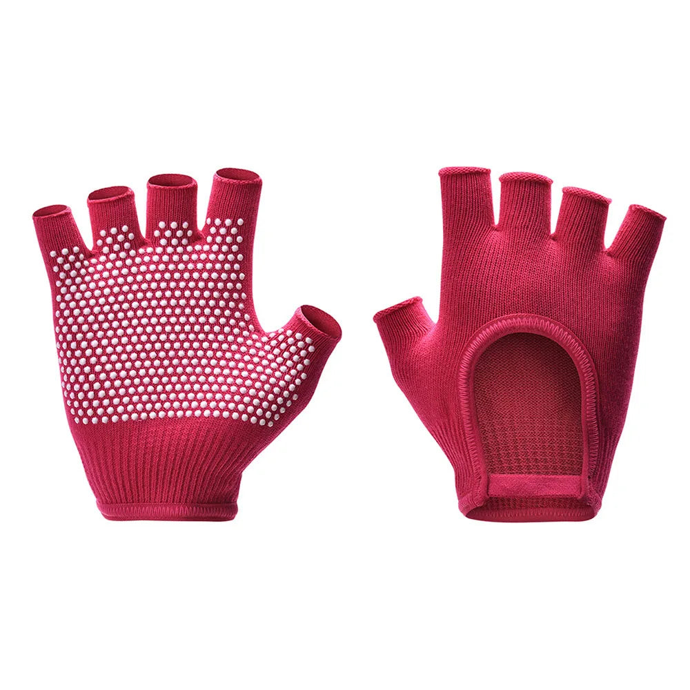 Gants Pilates Antidérapants Mi-Doigts – vue produit 9