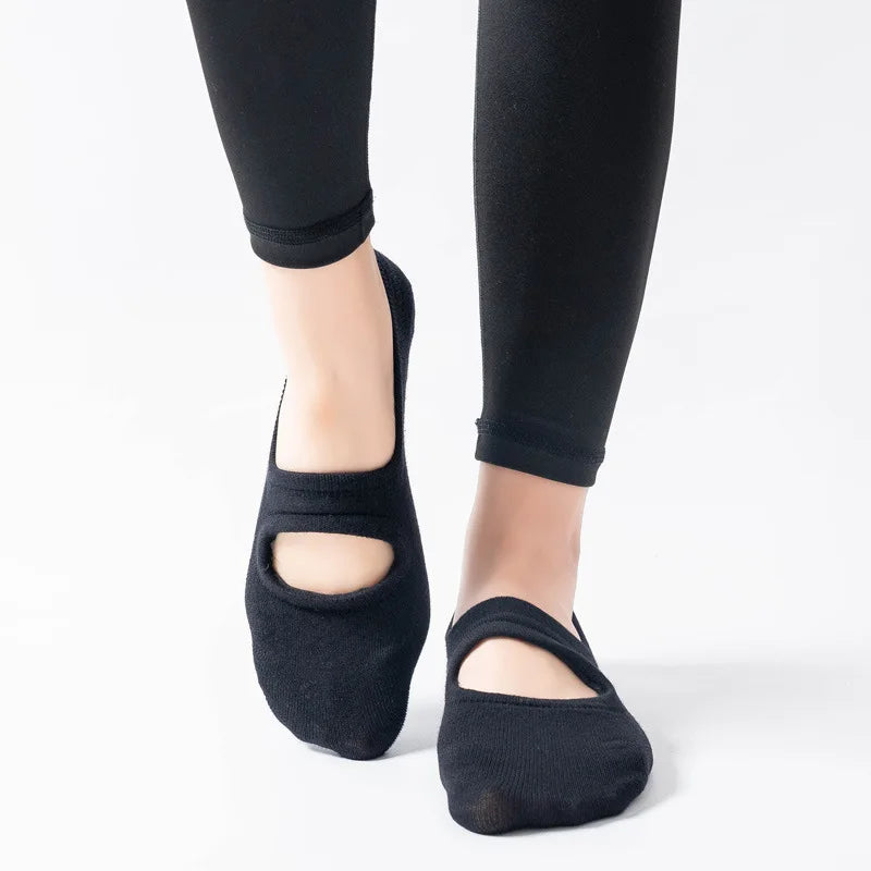 Chaussettes Pilates Ouvertes Antidérapantes – vue produit 2