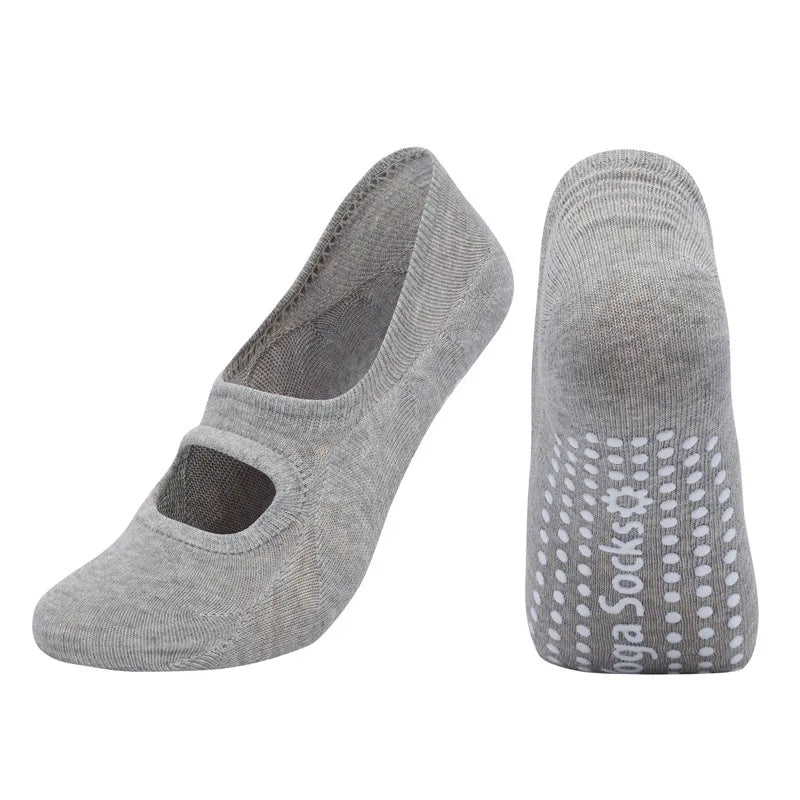 Chaussettes Pilates Ouvertes Antidérapantes – vue produit 5