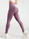 Legging Sculptant Sans Couture Effet Peau de Pêche – Taille Haute — photo 11