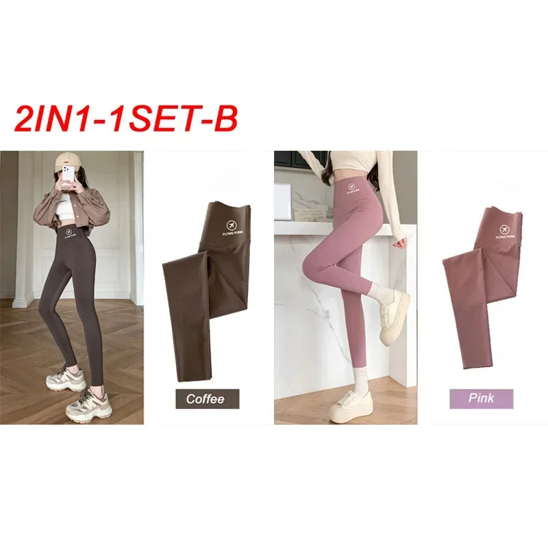 Legging Taille Haute Effet Ventre Plat – Yoga & Pilates