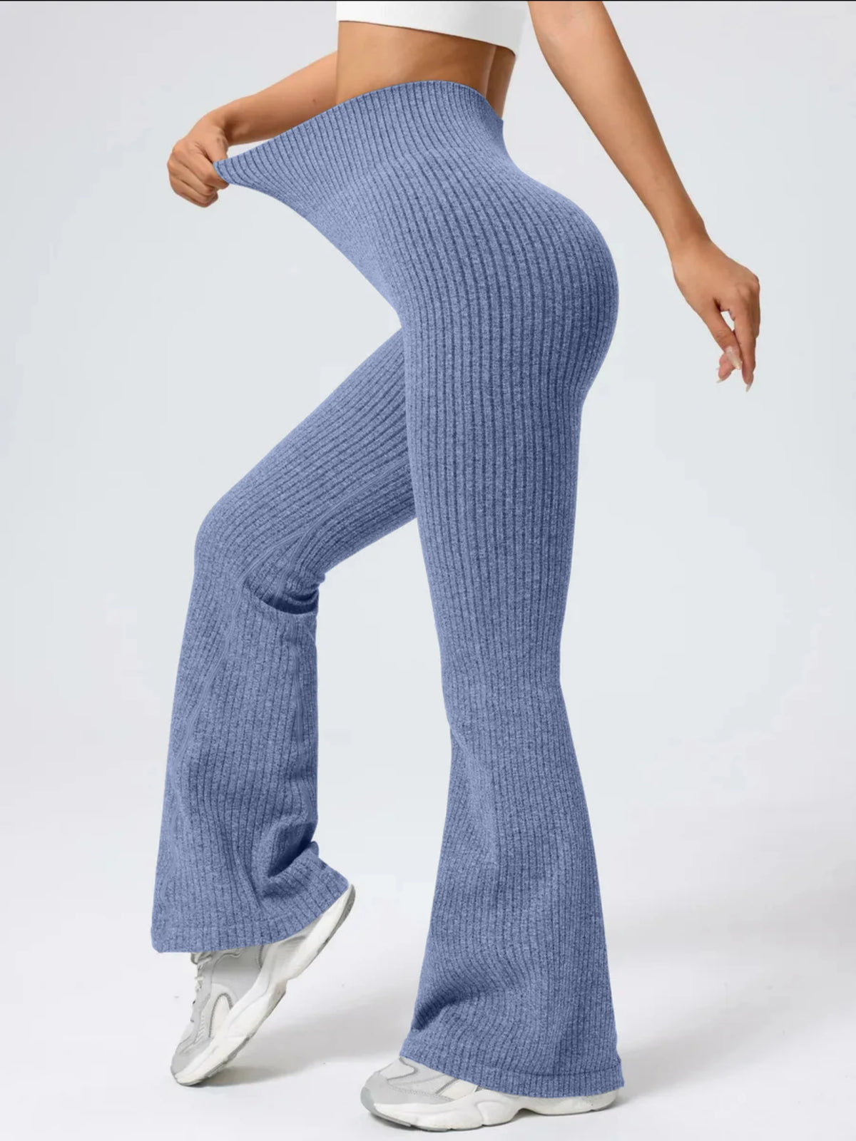 Pantalon Flare Taille Haute – Confort & Maintien