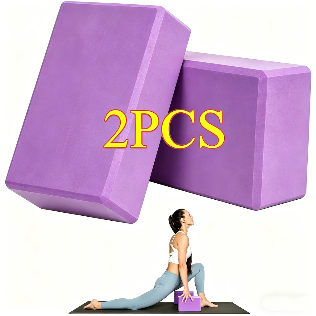 Duo de Briques de Yoga – Mousse Haute Densité
