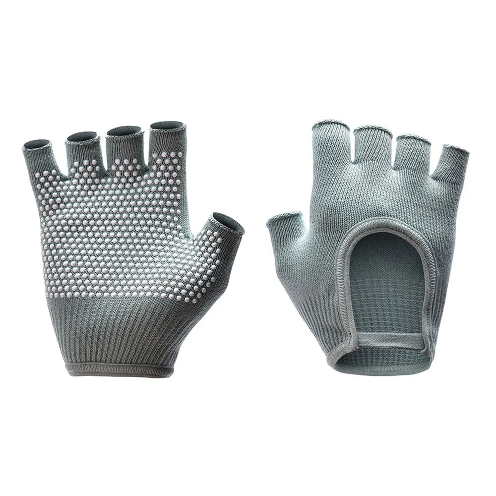Gants Pilates Antidérapants Mi-Doigts – vue produit 10