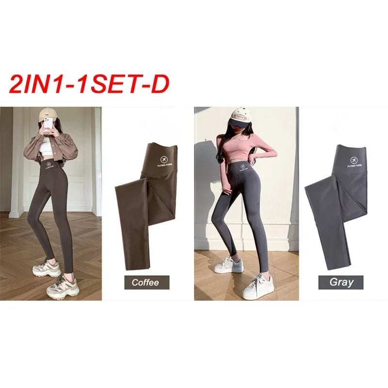 Legging Taille Haute Effet Ventre Plat – Yoga & Pilates