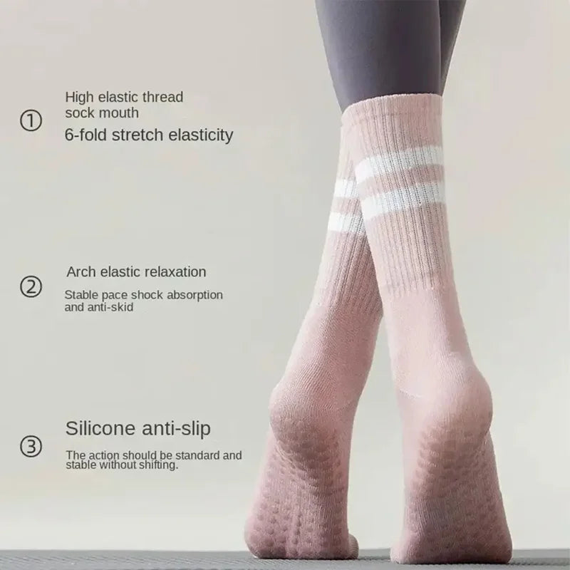 Chaussettes Antidérapantes – Yoga & Pilates