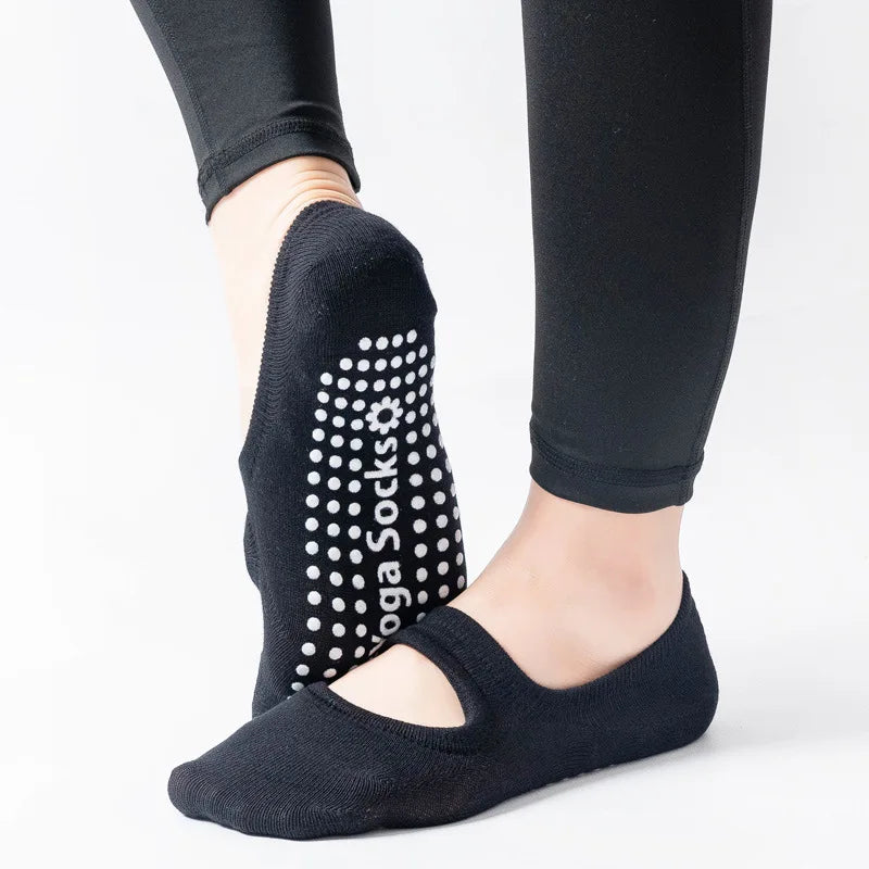 Chaussettes Pilates Ouvertes Antidérapantes – vue produit 3