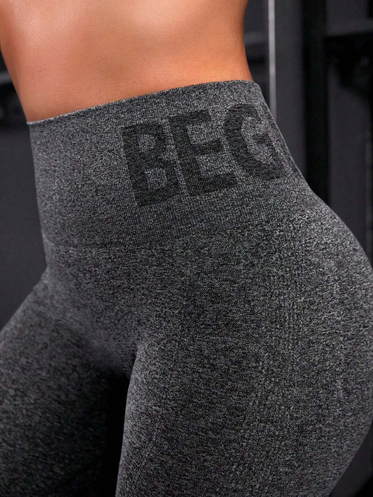 Legging Sculptant Sans Couture Effet Peau de Pêche – Taille Haute — photo 4