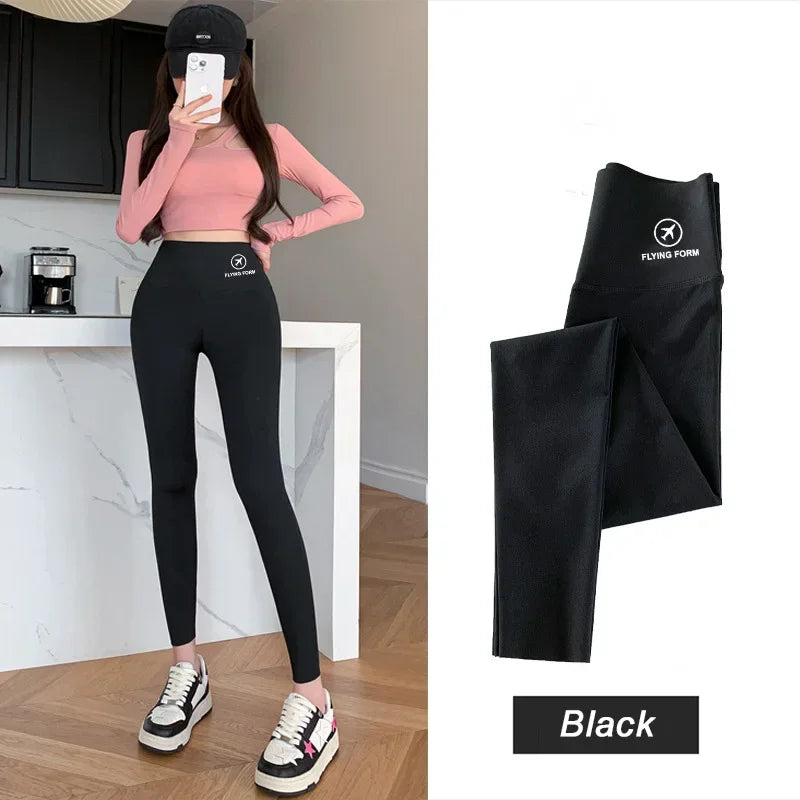 Legging Taille Haute Effet Ventre Plat – Yoga & Pilates