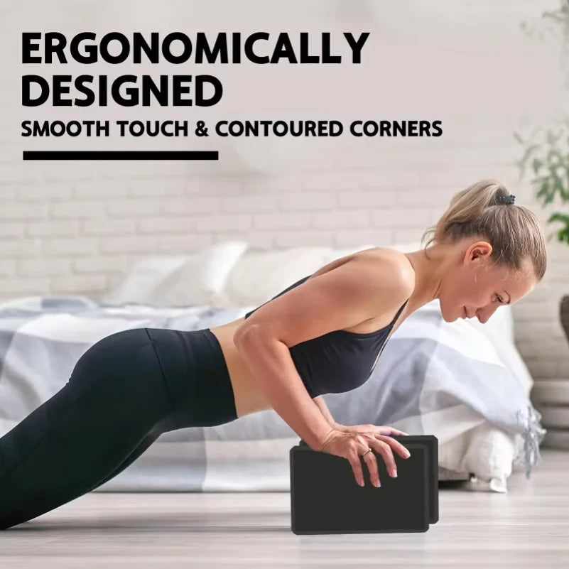 Duo de Briques de Yoga – Mousse Haute Densité