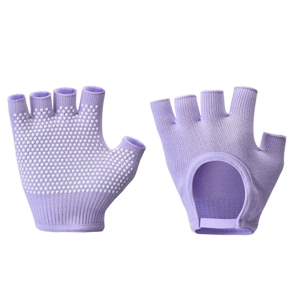 Gants Pilates Antidérapants Mi-Doigts – vue produit 15