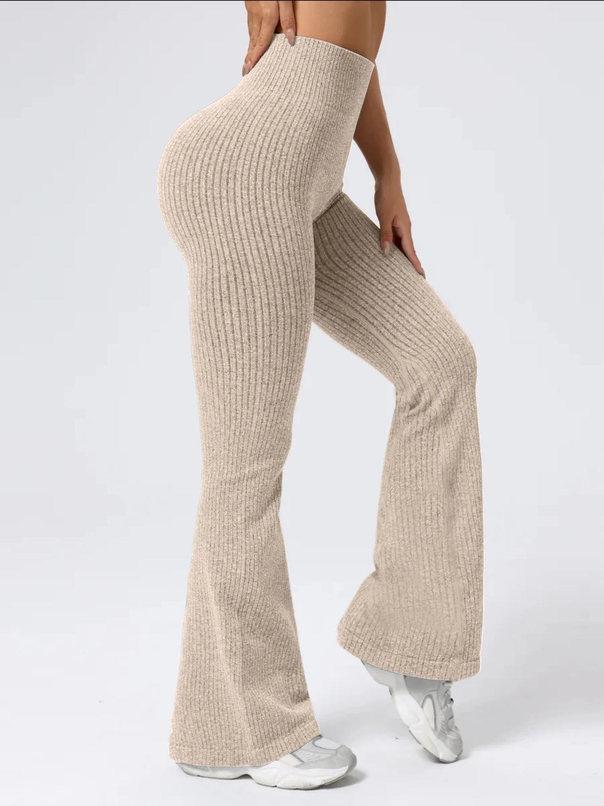 Pantalon Flare Taille Haute – Confort & Maintien