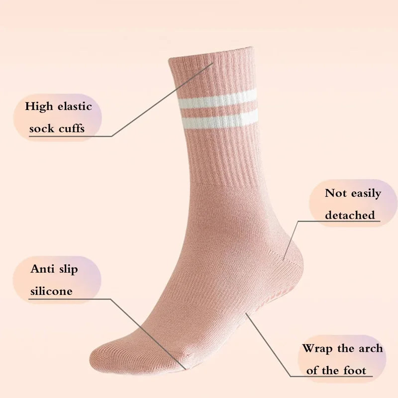 Chaussettes Antidérapantes – Yoga & Pilates