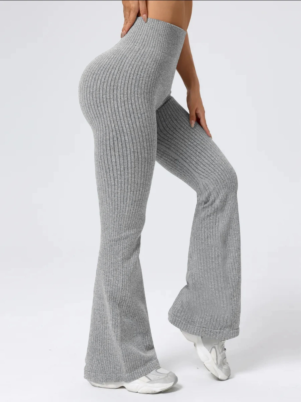Pantalon Flare Taille Haute – Confort & Maintien