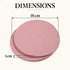 Genouillères Pilates – dimensions 18 cm et épaisseur 1 cm