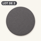 Genouillères Pilates grises – lot de 2 protections