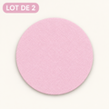 Genouillères Pilates rose poudré – lot de 2 protections