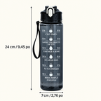 Gourde sport 800 ml – dimensions et repères d’hydratation