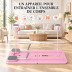 Planche Pilates rose – entraînement de l’ensemble du corps