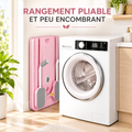 Planche Pilates rose pliable – rangement compact et peu encombrant